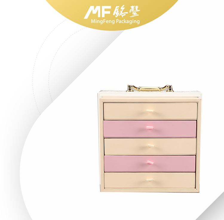 Sweet Exquisite Multi Drawer Wooden Jewelry Box with Compartments