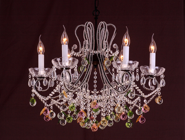 High Class Multicoloured Crystal Hanging Lamps (cos9225)