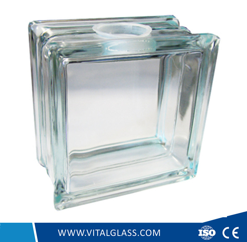 Clear Perforated Glass Brick/Block (G-B)