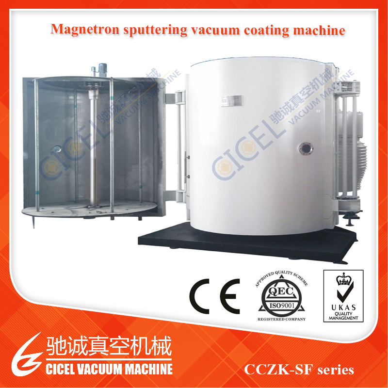 High Quality Vacuum Coating Machine for Plastic Spoon, Aluminum Coating Spoon Vacuum Metallizing Machine, PVD Coating Machine
