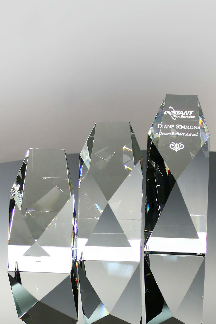 Prism Crystal Award (#5987-5, #5987-6, #5987-7)
