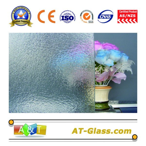 3-8mm Clear Kasumi Patterned Glass Used for Window, Furniture, etc