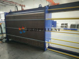 Crystal Particle/Fiber/Sticky Material Medium Free Flow Wide Runner Stainless Steel Plate Heat Exchanger