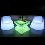 LED Bedroom Suite Glowing Chair and Table