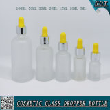 Cosmetic Packaging Frosted Glass Essential Oil Dropper Bottle