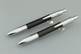 New Stationery Metal Engraved Pens Clik Carbon Fiber Pen on Sell
