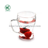 Double Wall Tea Cup by BV, SGS, (L13.5cm, W: 10cm H: 17.8cm, 330ml)