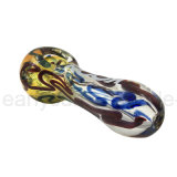 Wholesale Glass Smoking Spoon Pipes Hand Blown Pipe (ES-HP-395)