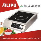 Stainless Steel Housing with Knob Control Commercial Induction Cooktop