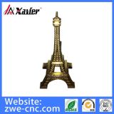 Laser Engraved Metal Eiffel Tower Statue Figurine