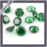 High Quality 8hearts&8arrows Emerald Color Cubic Zirconia