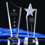 New Model Crystal Award Trophy with Custom Logo