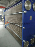 Crystal Particle/Fiber/Sticky Material Medium Free Flow Stainless Steel Wide Runner Plate Heat Exchanger