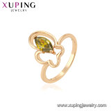 12538 Popular Fashion Heart Design CZ Gold Jewelry Ring