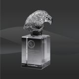 Custom Employee Crystal Eagle Head II Award for Recognition Awards (CIP-YJ831S, CIP-YJ831L)