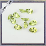 Pear High Quality Natural Peridot Stone for Jewelry