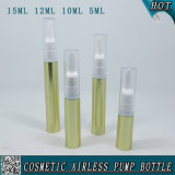 Gold Plastic Cosmetic Airless Empty Cream Pump Bottle