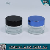 15g 1/2 Oz Transparent Glass Cosmetic Empty Glass Face Cream Jar