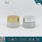 30ml Frosted Facial Cream Skin Care Lotion Glass Jar