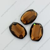 Coffee Mirror Glass Stones Loose Jewelry Stones for Wholesale