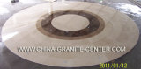 Natural Stone Marble Mosaic and Granite Waterjet Medallion for Flooring