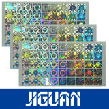 3D Gold Color Custom Design Holographic Stickers Sheets