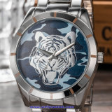 Custom Logo Quartz Men's Watch Crystal Swiss Wrist for Man (WY-17017B)