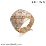 14386 Fashion Jewelry Gold Plated Round Rhinestone Ring for Women