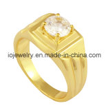 Stylish Design One Stone Diamond Ring for Party