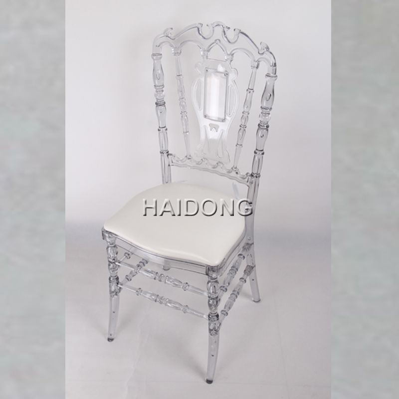 Crystal Polycarbonate Resin Royal Chair