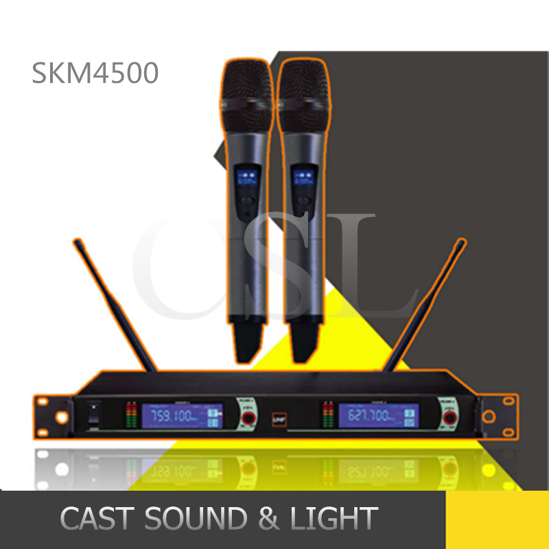 Remote Operation Frequency Stabilization Professional UHF Wireless Microphone