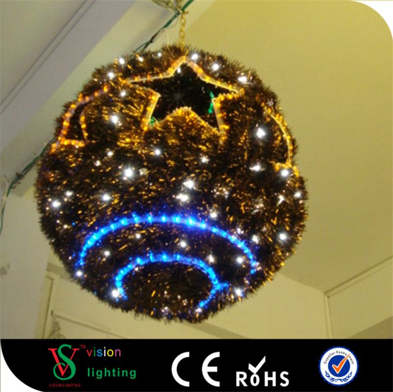 2017 Outdoor Hanging Christmas Ball Motif Lights