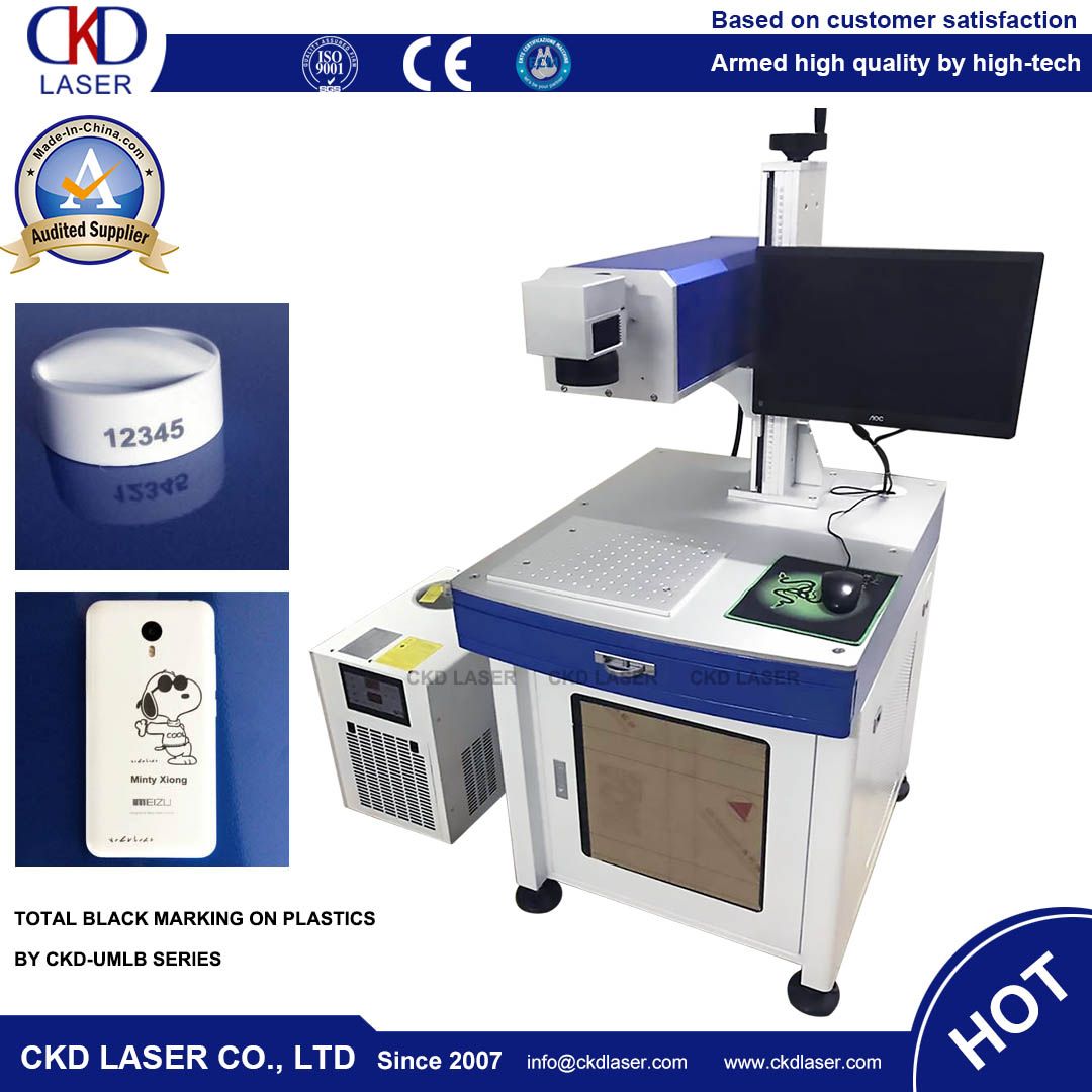 Crystal Glass Laser Marking Machine for Rubber Plastics