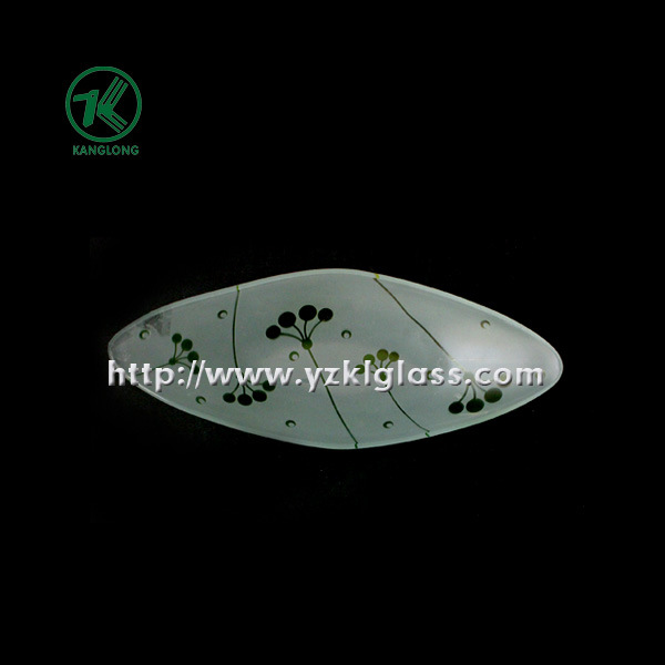 Single Wall Color Glass Plate by SGS (KLP130402-26)