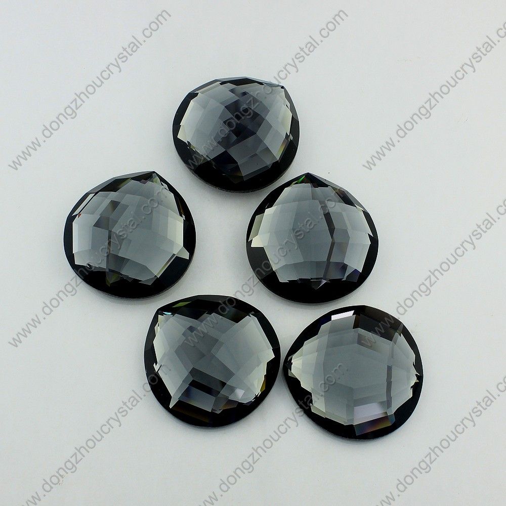 Glass Mirror Flatback Rhinestone (DZ-1171)