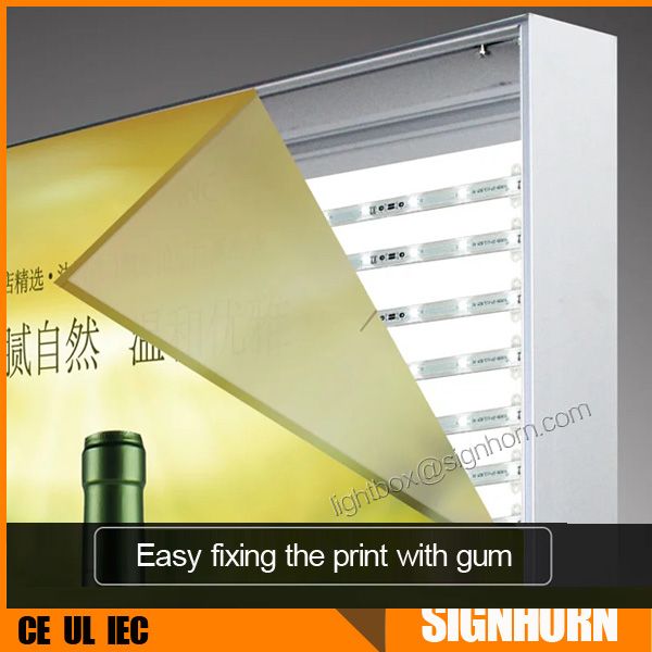 Edgelight Advertising Super Slim LED Light Box Fabric