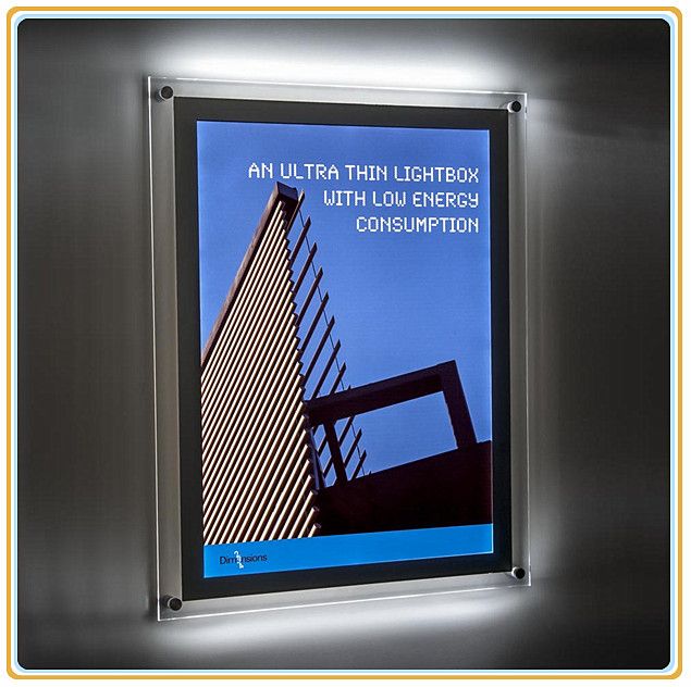 Hot Selling Ultra Slim Crystal Panel Light Box