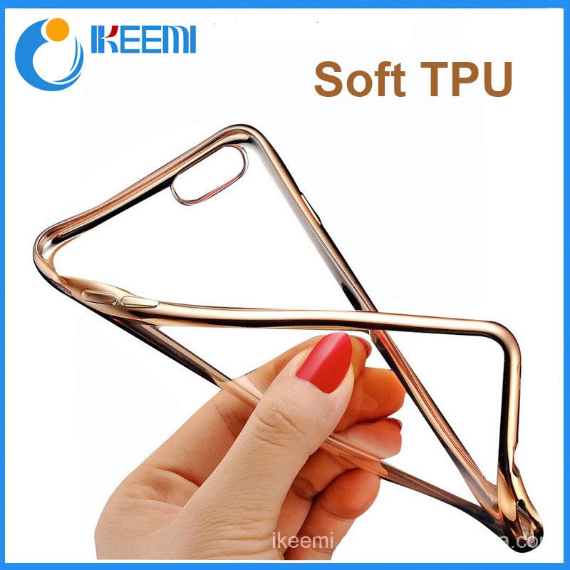 Ultra Thin Crystal Plated TPU Cover Cases for iPhone 6 Case