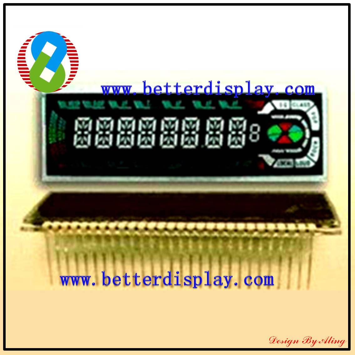 Al LCD Module Tn Display Characters Better Customized LCD Monitor