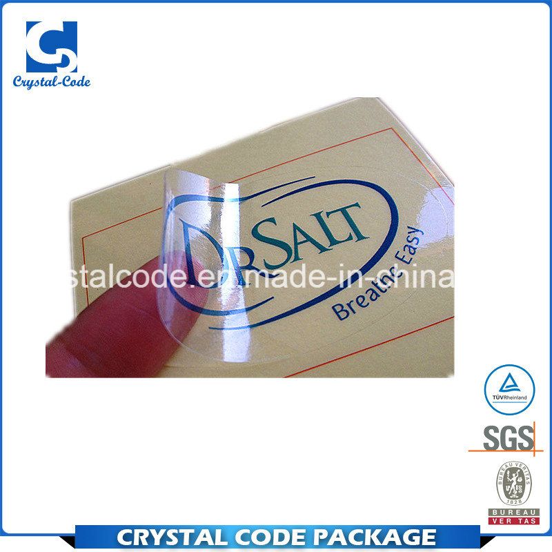 Modern and Elegant in Fashion Transparent Label Sticker