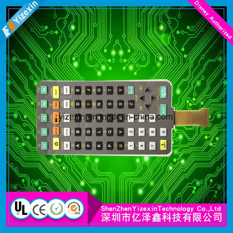 Professional Toy Control Custom Keypad Membrane China Panel Touch Switch