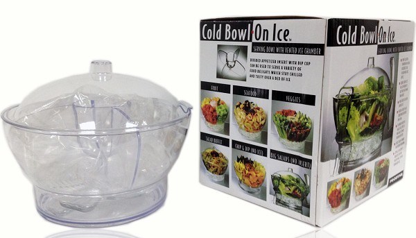 Plastic Salad Ice Cold Bowl