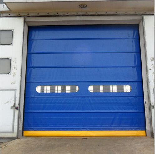 Exterior Wind Proof Zipper Self-Repair PVC Fast Rolling Shutter Rapid Door