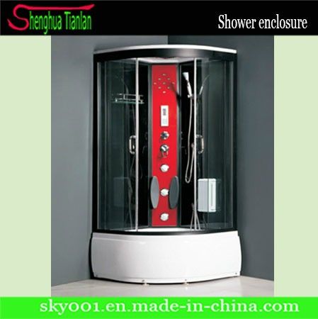 CE Approved Acrylic Bathroom Glass Shower Steam Enclosure (TL-8807)