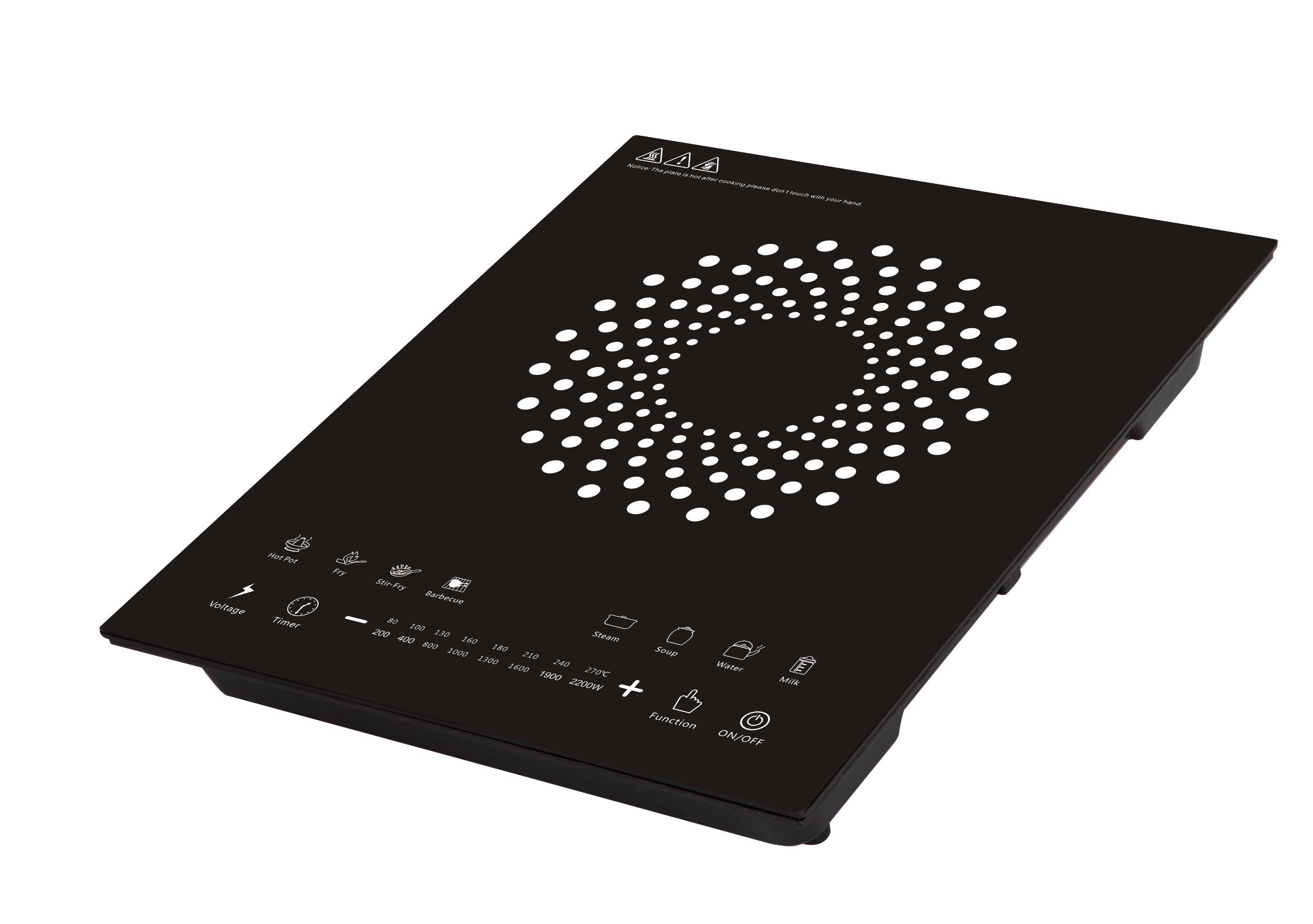 Soft Touch Single Hotplates Induction Stove