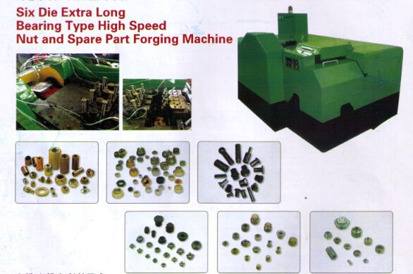 Six Die High Speed Nut Making Machine