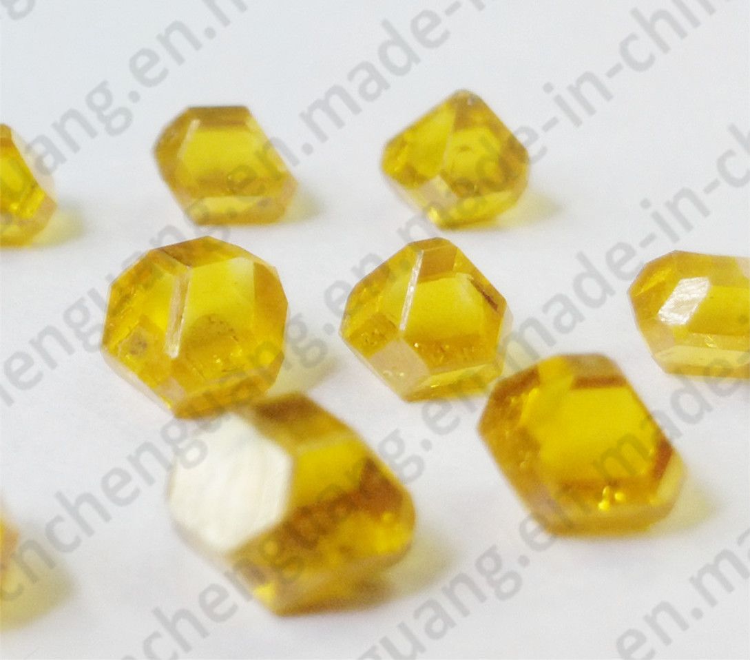 Synthetic Yellow Rough Diamond Hpht Industrial Diaomnd