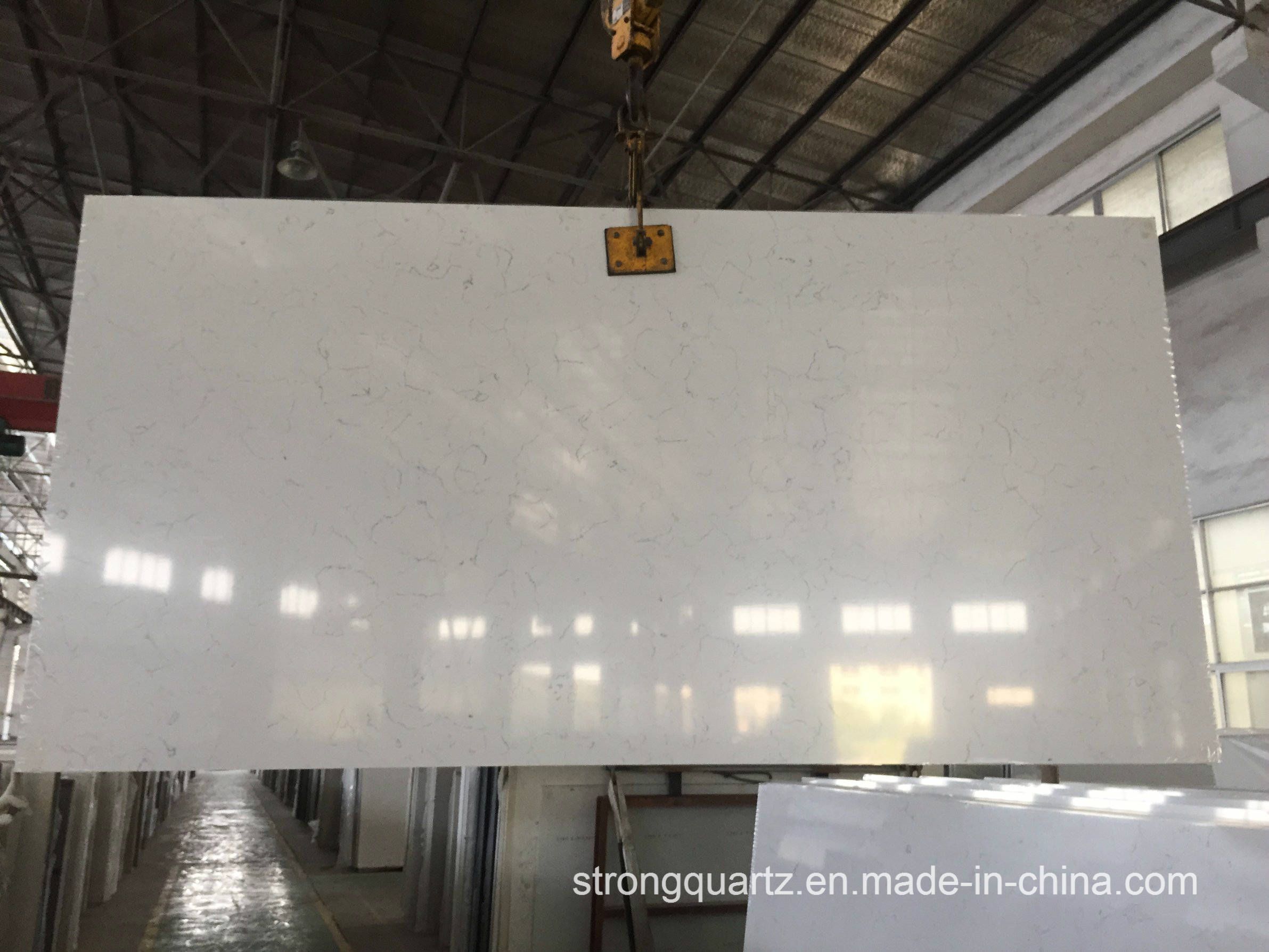 High Quality Artificial Calacatta Marble Quartz Stone Carrara Quartz