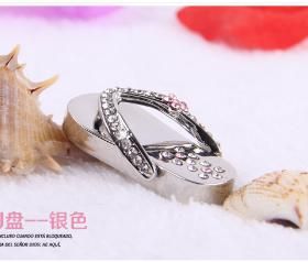 Slippers Jewelry Diamond USB Flash Drive 2.0