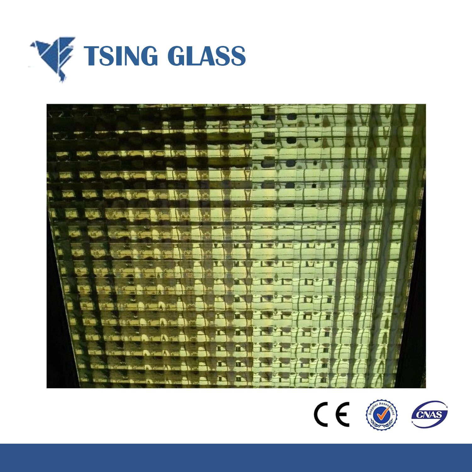 3-8mm Bronze Patterned Glass Design Glass Figured Glass for Building